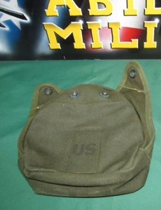USGI MILITARY ARCTIC CANTEEN COVER COTTON DUCK CANVAS OD GREEN NOS NEW - Picture 1 of 4
