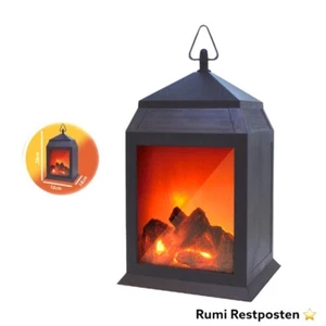 Feuerlampe LED Laterne Kamin Flammen Effekt Flammenoptik mit Batterie Starlyf - Bild 1 von 3
