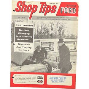 1966 January Ford Shop Tips Vol 4 No 1 Battery Charging and Starting Systems