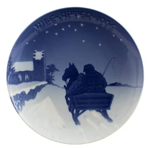 ROYAL COPENHAGEN BING&GRONDAHL PIATTO DI NATALE 1906 ORIGINALE PORCELLANA PRIMA  - Picture 1 of 4