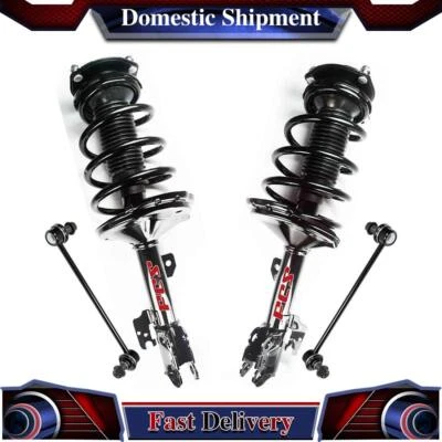 Kit de eslabones de barra estabilizadora delantera puntal con conjunto de resorte helicoidal para Lexus RX330 2004-06 Foto 1 de 4