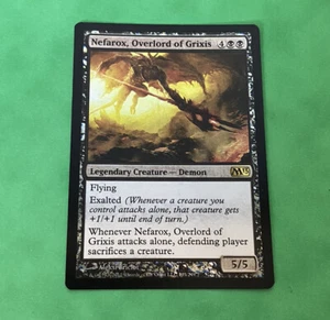 Lámina Magic the Gathering Nefarox Overlord of Grixis M13 103/249 rara como nueva - Imagen 1 de 2