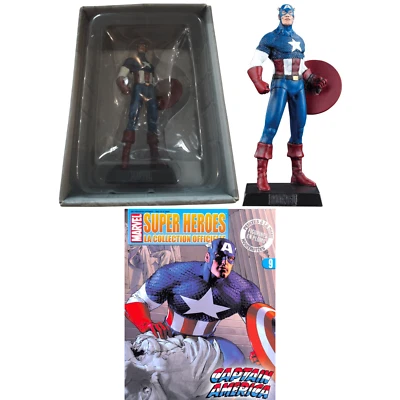 Marvel Super Heroes Captain America 9 Figurine en Plomb Eaglemoss Comics BD Film