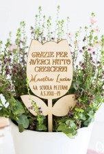 TARGA VASO PERSONALIZZATA REGALO MAESTRE