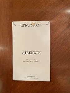 Unbeschrieben Sterling Silber Halskette Stärke - Bild 1 von 3