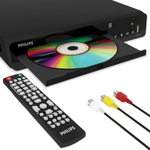 Philips DVD Player for Smart TV. Compatible with CD, DVD, MP3 + Remote Control - Picture 1 of 8