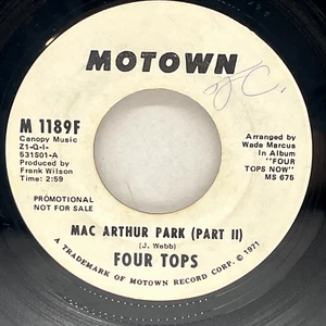 Four Tops - Mac Arthur Park Part 2  Motown SOUL 45 Promo - Imagen 1 de 3