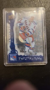 2008 09 Upper Deck Trilogy Frozen in Time #469/799 Mark Messier Rangers Oilers