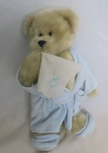 Ganz Get Well Soon 12" Plush Stuffed Animal Bear In Blue Robe and Slippers - Picture 1 of 5
