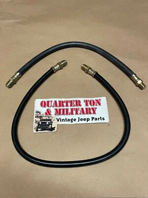 Juego de líneas de filtro de aceite 134L cabeza plana líneas pequeñas aptas para MB GPW CJ2A CJ3A Willys Foto 1 de 3