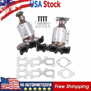 Catalytic Converter For 2013-2019 Ford Explorer Front Left and Right Set of 2 US - Picture 1 of 24