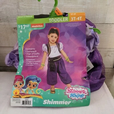 Lindo Disfraz Halloween Brillo y Brillo Niña Niño Pequeño (3T-4T)  Foto 1 de 4