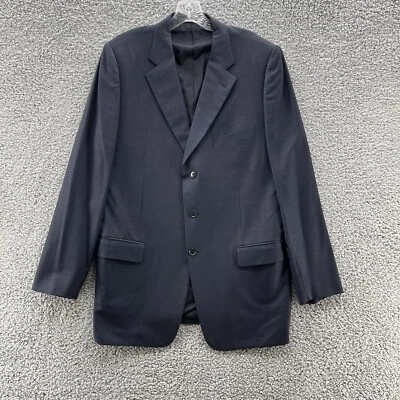 Pal Zileri Blazer Mens 42L Blue Lightweight Wool Classic Suit Sport Coat Italy - Image 1 of 4