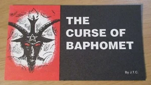 De colección 1991 Gospel Comic Tract ~ Jack Chick Pub ~ "La maldición de Baphomet" ~ - Imagen 1 de 3