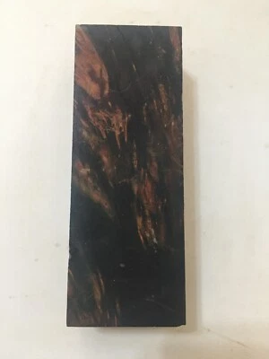 Redwood Burl Stabilized Cutlery Blank Hidden Tang   1.3" x 2" x 5.4"   #7681 - Image 1 of 4