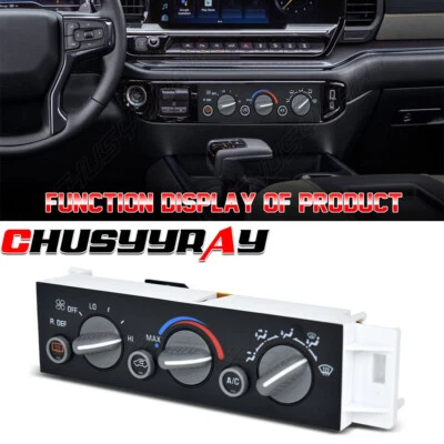 Módulo de control climático de aire acondicionado para GMC K2500 Suburban 1996-1999 Foto 1 de 4