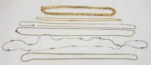 Wunderschönes Set aus 5 italienischen Seil Kette Halskette 925 Sterlingsilber 16-30" 2,6 Stück - Bild 1 von 5