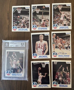 1985-86 Star New Jersey Nets 8 Card Team Set #58-#65 w/ #61 Dawkins BGS 8.5 - Picture 1 of 2