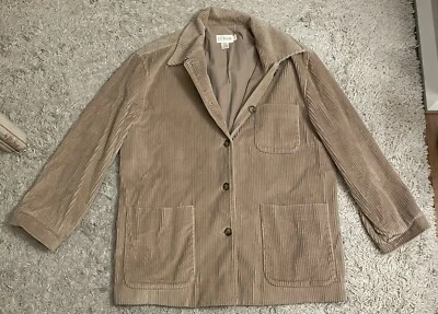 J. CREW tan long sleeve corduroy blazer jacket men’s Medium M Foto 1 de 4