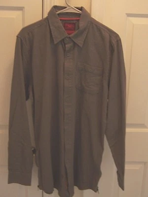 Рубашка мужская Jordan Craig L на пуговицах серая с длинным рукавом устаревшее издание - Изображение 1 из 4