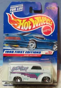 Mattel Hot Wheels 1998 First Editions Dairy Delivery #645 - Picture 1 of 3