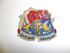 b5665 RVN Vietnam 6th Armored Cavalry Regiment 6/6 Toc Chien Toc Thang aged IR6B - Picture 1 of 3
