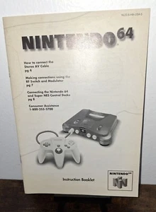 Nintendo 64 Konsole Anleitung Booklet NUS-S-HB-USA-5 - Bild 1 von 11