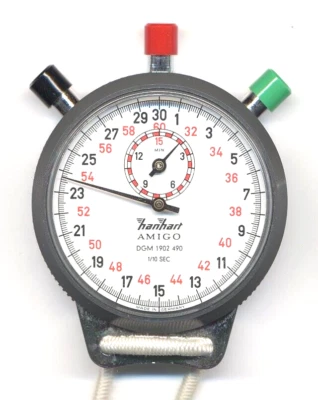 Hanhart 750 Cronógrafo Alemán Cronómetro Piezas menú desplegable Foto 1 de 3