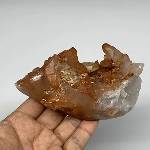 338g, 4.7"x2.8"x2.2 " Red Quartz Crystal Mineral Specimens @Morocco, B11307 - Picture 1 of 12