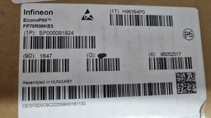 INFINEON FP75R06KE3 SP000091924 IGBT-MODULE 95A 600V - Picture 1 of 2