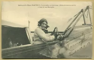 Marie Marvingt (1875-1963) - Aviatore e atleta francese - Rara foto firmata - COA - Foto 1 di 2