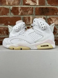 Air Jordan 6 Retro Gold Hoops W - Size 9.5w/8m - Picture 1 of 9