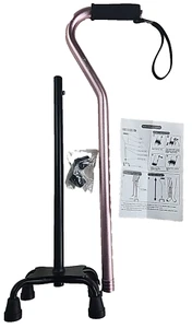 BeneCane Quad 56-75 Zoll Gehstock beste Stabilität Komfort leicht 1,5 lb - Bild 1 von 8