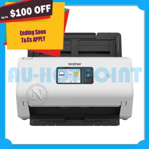 Brother ADS-3300W A4 Compact Network Document Scanner+Duplex Scan 60 Pages ADF - Picture 1 of 3