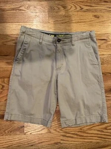 Lee Extreme Comfort Boys Youth Chino Shorts SZ 16 Husky Beige Stretch Waist EUC - Picture 1 of 8