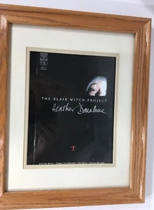 Cómic extremadamente raro enmarcado de Heather Donahue autografiado proyecto de bruja de Blair - Imagen 1 de 12