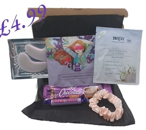 Purple SELF CARE SPA HAMPER GIFT FOR HER Birthay Thinking of you Thank You - Picture 1 of 6
