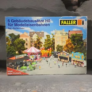 (JH) FALLER H0 "DORFKIRMES" 5 GEBÄUDEBAUSÄTZE Bausatz + OVP - Bild 1 von 8