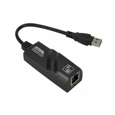 ADATTATORE CAVO DI RETE USB 3.0 A RJ45 ETHERNET LAN CONVERTITORE 10/100 AS-05690 - Immagine 1 di 4