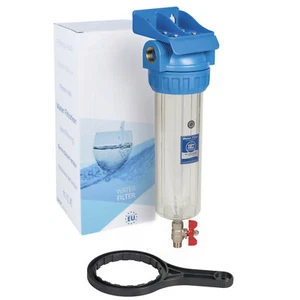 Aquafilter 10” spin down water filter housing FHPR12-3V_R 1/2" BSP - Picture 1 of 8