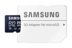 Samsung - Pro Ultimate and Adapter 512GB microSDXC Memory Card - Grade A - Picture 1 of 3
