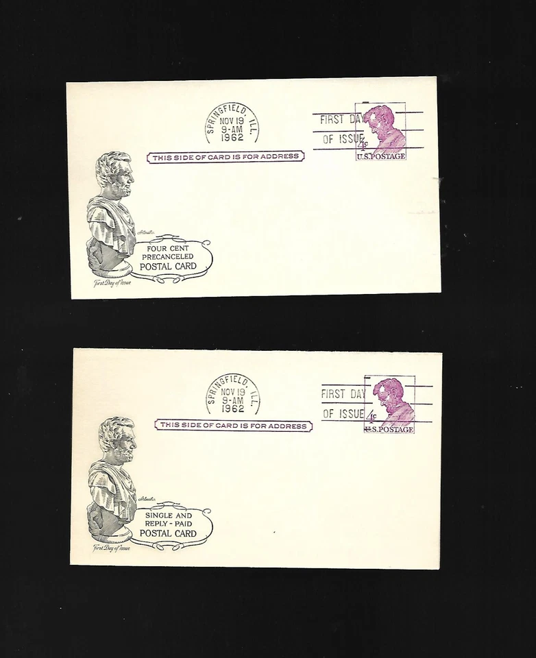 Precanceled Postal Cards Lot- Mint & FDCs- UX 48, UX66, UX68 and  UY18- 3 Scans - Image 1 of 3