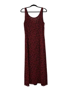100% Silk Dana Buchman Floral Maxi Dress (Size 10) - Picture 1 of 7