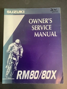 Suzuki 95 RM80/80X Owners Service Manual 99011-02B70-01A - Picture 1 of 2