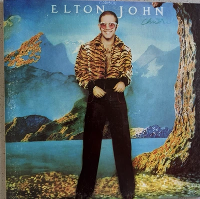 Vintage Vinyl LP 1974 Elton John Caribou VG+ - Image 1 of 4