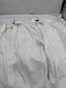 Men’s 16 32/33 LRL Ralph Lauren Lot 2 White Button Down Oxford Long Sleeve Shirt - Picture 1 of 5