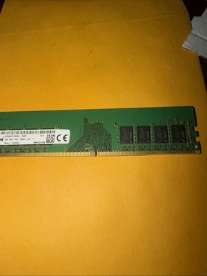Micron 8GB DDR4-2666 PC4-21300 1Rx8 DIMM Desktop Memory RAM MTA8ATF1G64AZ-2G6E1 - Image 1 of 2