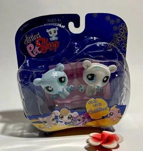 Littlest Pet Shop Pet Pairs: #646 & #647 Polar Bears - Picture 1 of 5
