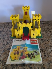 Lego Yellow Castle 375/6075 1981 100%  complete no figures 