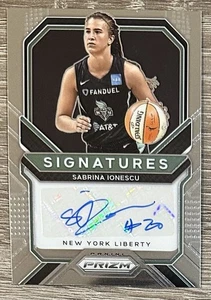Panini Prizm WNBA 2021 #SG-SIG Sabrina Ionescu Signatures automático - leer - Imagen 1 de 3